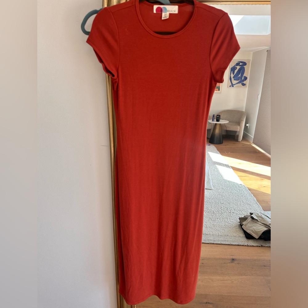 Free People midi t- shirt dress